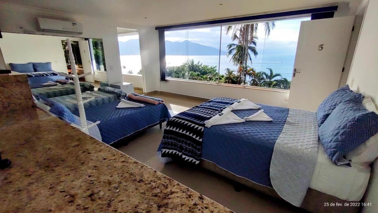 Pousada Refugio Das Estrelas - Vista Para O Mar Ilhabela Exteriör bild