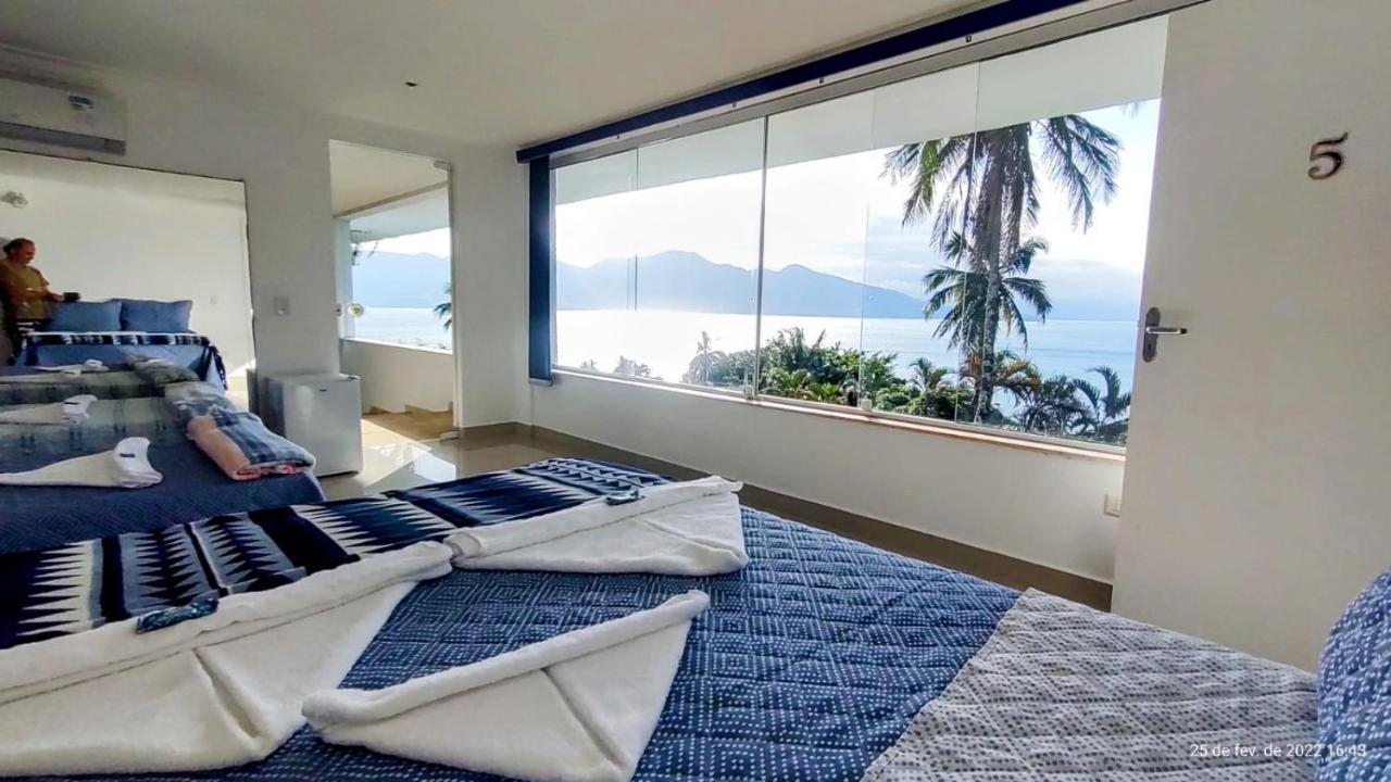 Pousada Refugio Das Estrelas - Vista Para O Mar Ilhabela Exteriör bild